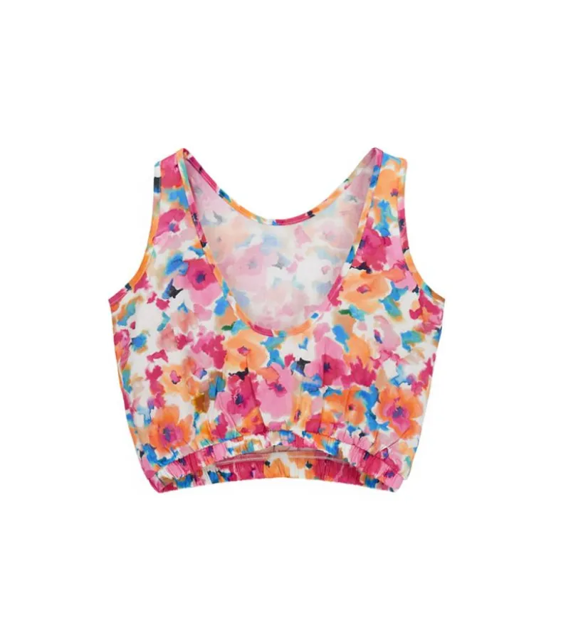 Blusa con fiori