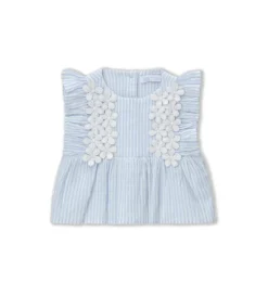 Blusa con macramé