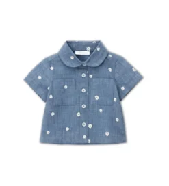 Camicia con margherite