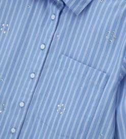 Camicia corta a righe