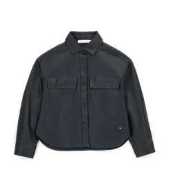 Camicia in ecopelle