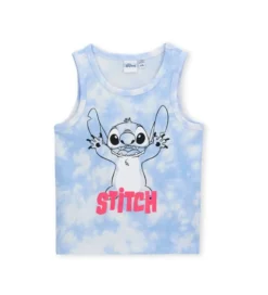 Canotta azzurra Disney Stitch