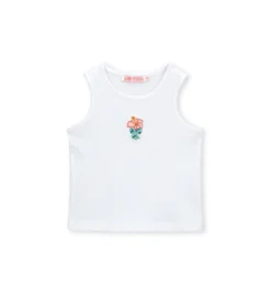 Canotta con fiore