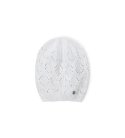 Cappello a maglia traforata
