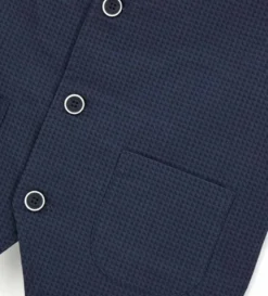 Gilet in lino-cotone