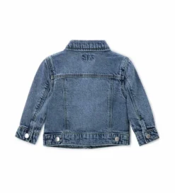 Giubbino in jeans biker