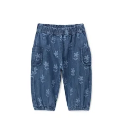 Jeans con fiori