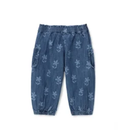 Jeans con fiori