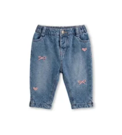 Jeans con ricami