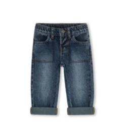 Jeans con risvolto