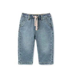 Pantaloni in felpa denim