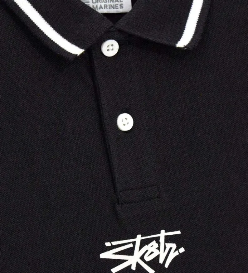 Polo piquet con stampe