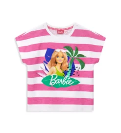 T-shirt Barbie a righe