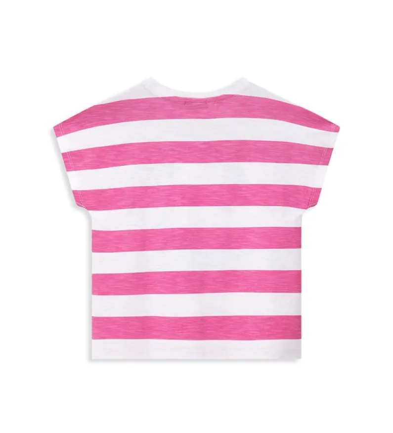 T-shirt Barbie a righe