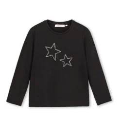 T-shirt con borchie