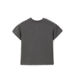 T-shirt con bottoni