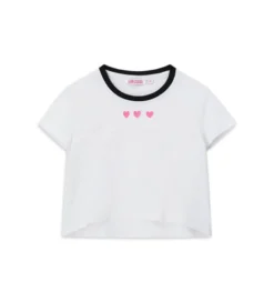 T-shirt con cuori