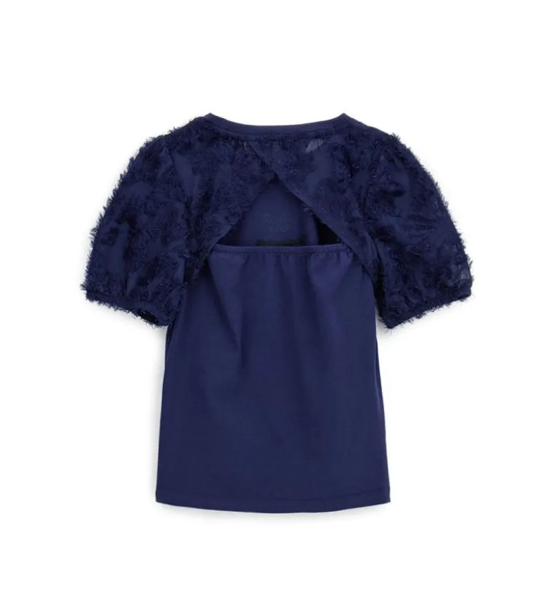 T-shirt con fiocchetti