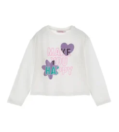 T-shirt con glitter