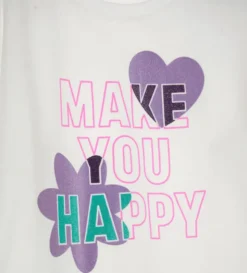 T-shirt con glitter