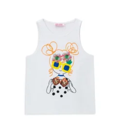 T-shirt con paillettes