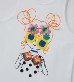 T-shirt con paillettes