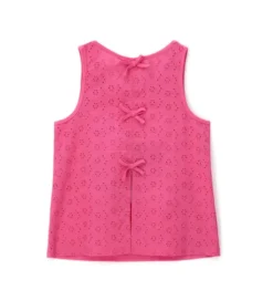 T-shirt con sangallo