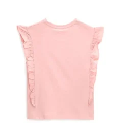 T-shirt con volant