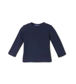 T-shirt manica lunga apertura su spalla