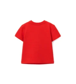 T-shirt rossa in cotone